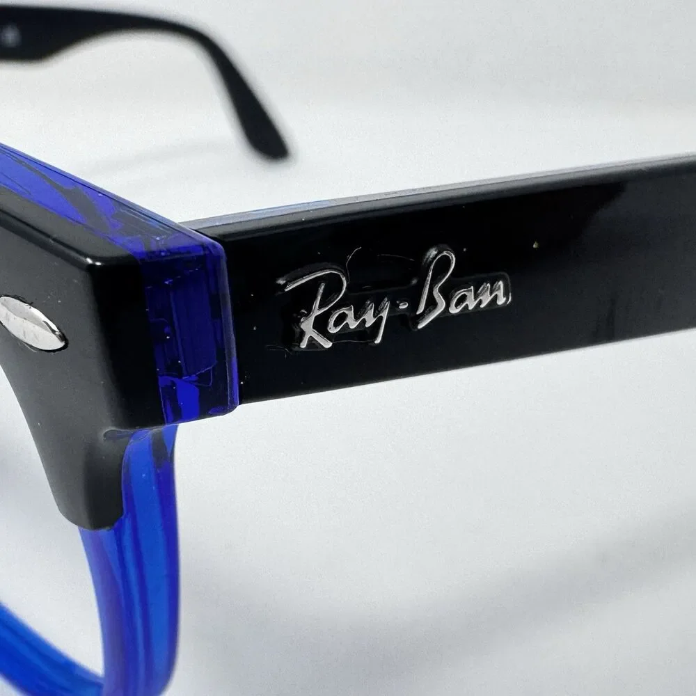 Ray-Ban RB4487 Steve 6632/19 Black Blue Sunglass / Eyeglass Frames 54-18-145
